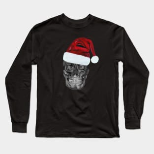 Christmas skull Long Sleeve T-Shirt